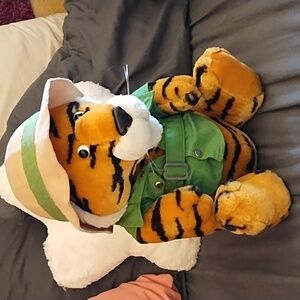 Vintage DAKIN Safari Tiger Stuffed Animal Plush kids toy